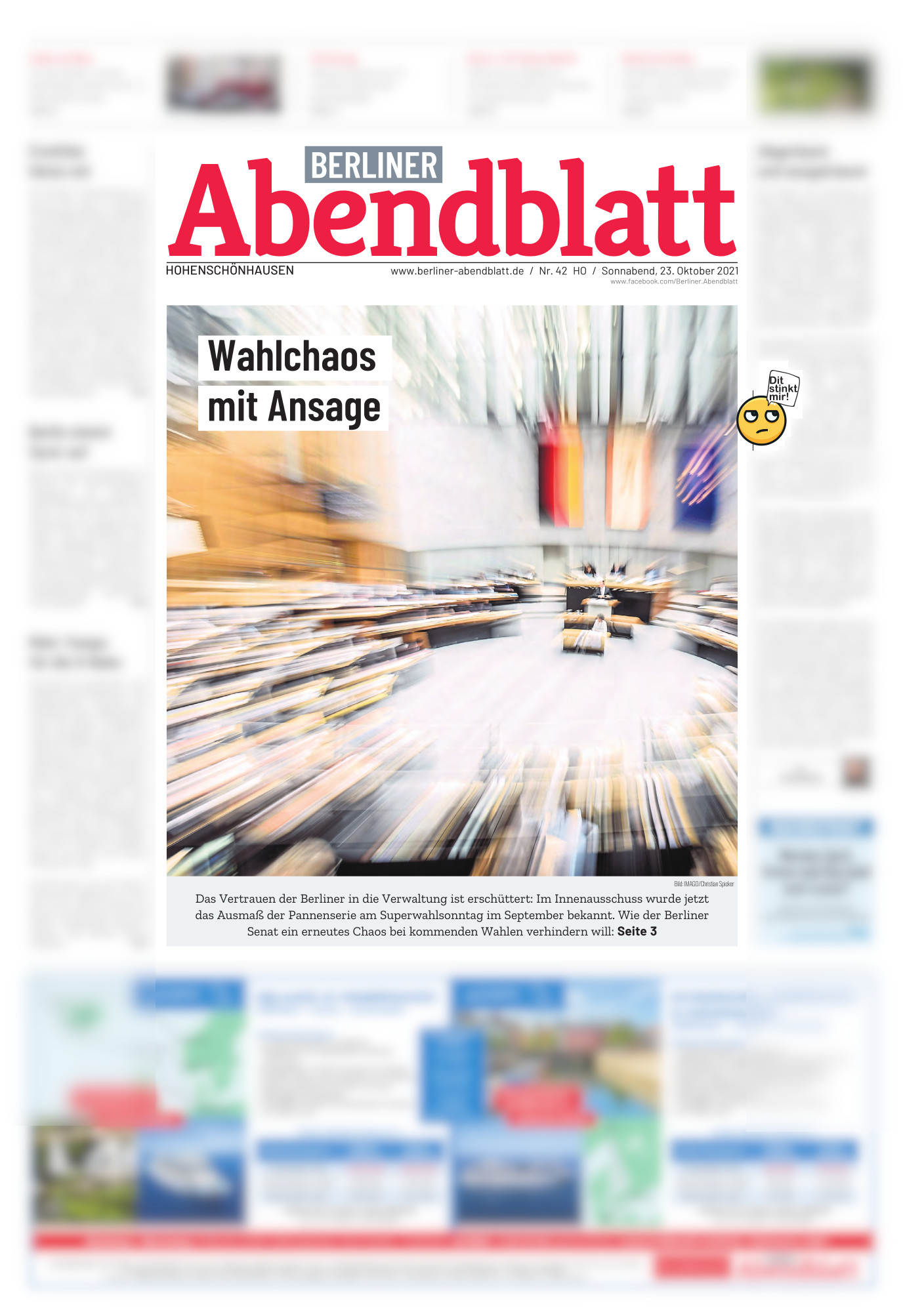 Berliner Abendblatt 23.10.2021